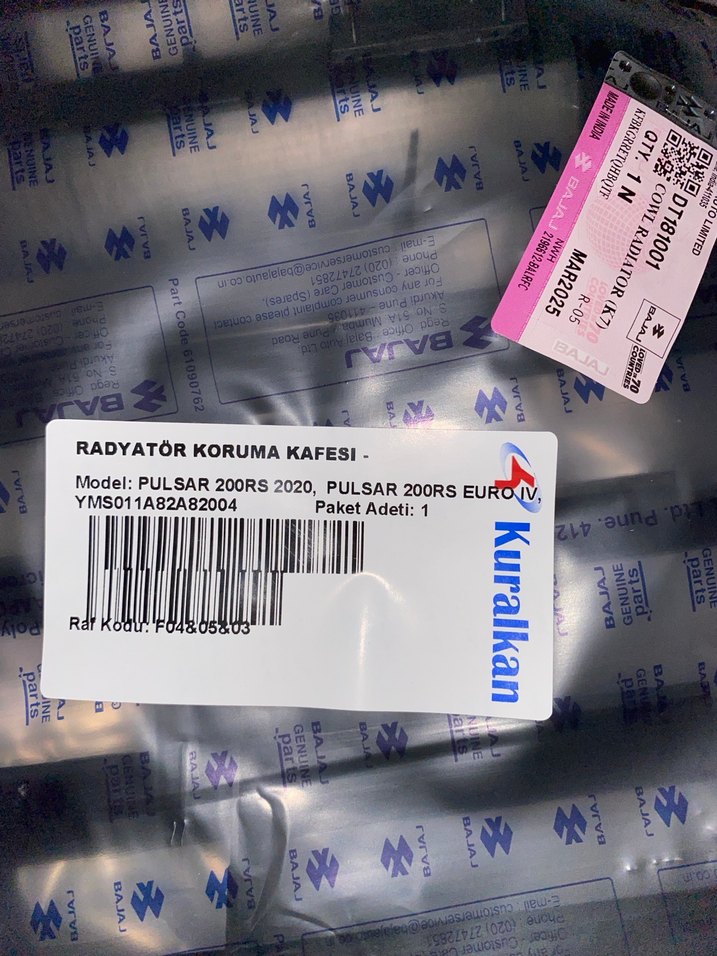 Pulsar 200RS 2020 Radyatör Koruma Kafesi - Görsel 3