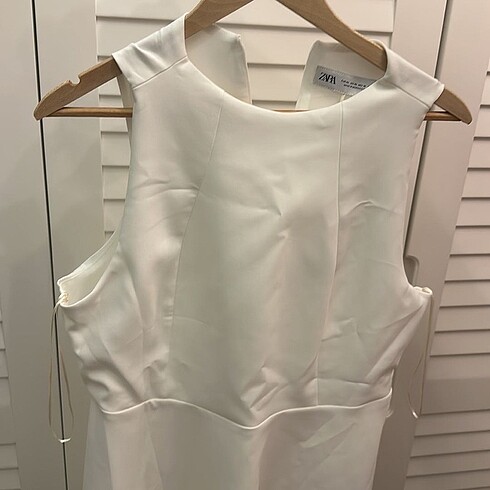 xl Beden beyaz Renk ZARA ELBİSE