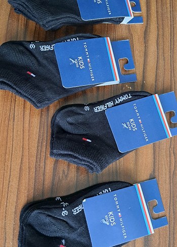 Tommy Hilfiger Erkek Çocuk Siyah 3 çift paketli - Görsel 3