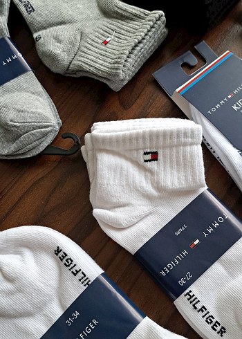 Tommy Hilfiger Erkek Çocuk Çorap 3 lü - Görsel 4