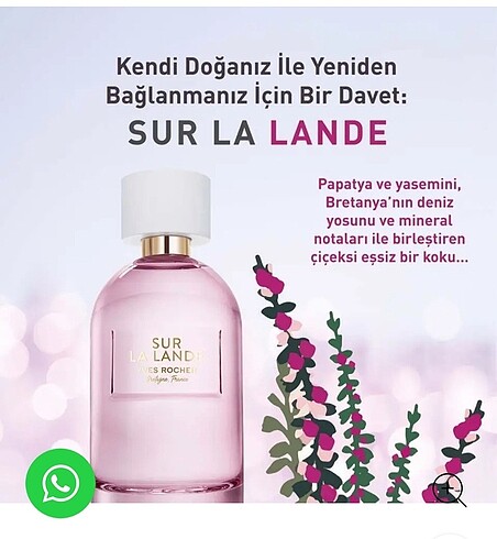 Yves Rocher SUR LA LANDE PARFÜM + DUŞ JELİ SET