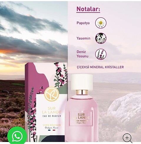 Beden SUR LA LANDE PARFÜM + DUŞ JELİ SET