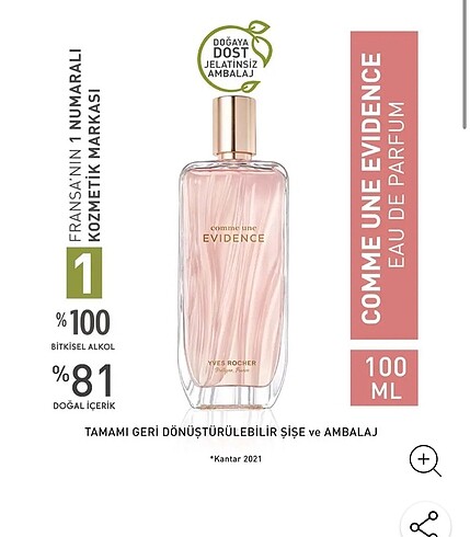 Comme une Evidence 100 ml parfüm