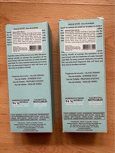 Yves Rocher MONOI EDT 2 li SET 75ML X 2