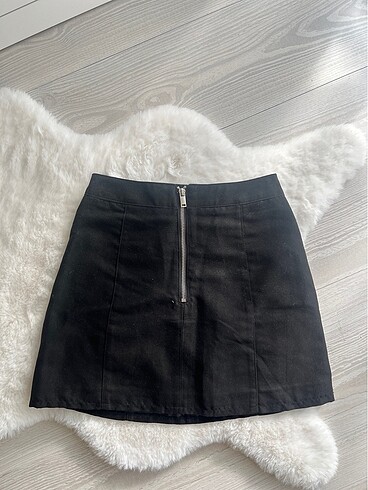 siyah mini etek H&M