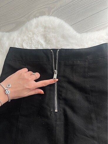 H&M siyah mini etek H&M