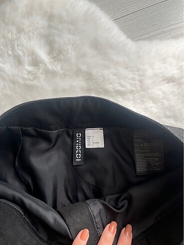 s Beden siyah mini etek H&M
