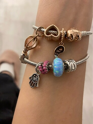 Pandora pandora tırtıl charm