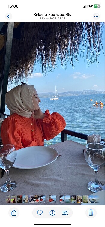 LC Waikiki Turuncu gömlek