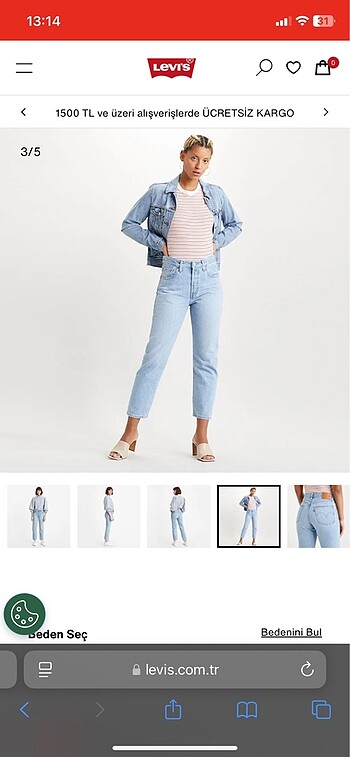 LEVİS 501 KADIN JEAN