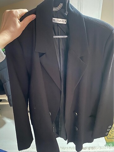 l Beden siyah Renk zara blazer ceket