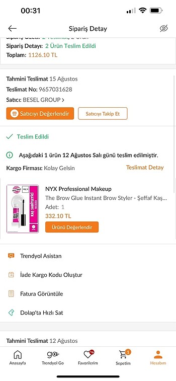 NYX NYX KAS JELI
