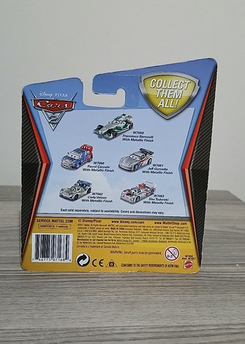 cars 2 Silver Racers - Lightning McQueen