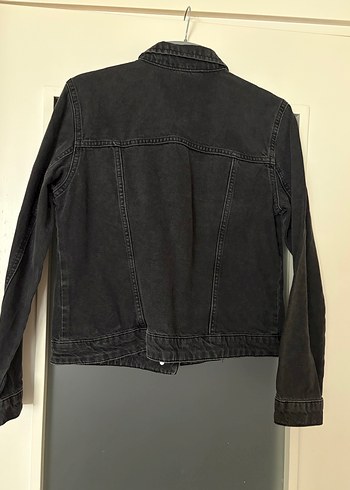 LC Waikiki Siyah Düğmeli Kadın Denim Ceket