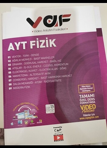 VAF AYT FİZİK