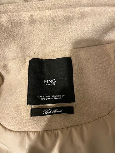 s Beden ten rengi Renk MANGO S BEDEN KADIN KABAN