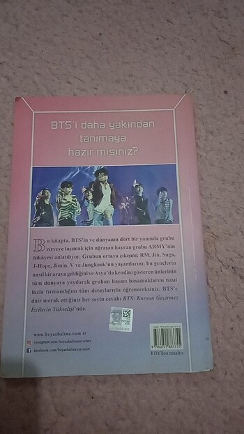  Bts kurşun gecirmezllerin yükselişi kitabı 