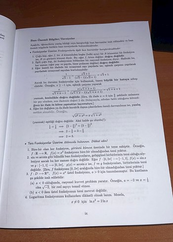  Beden Renk Matematik Analiz - Kısa Teori ve Çözümlü Problemler