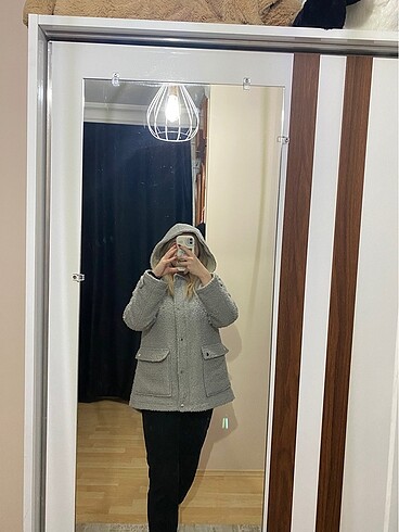 m Beden çeşitli Renk Koton mont