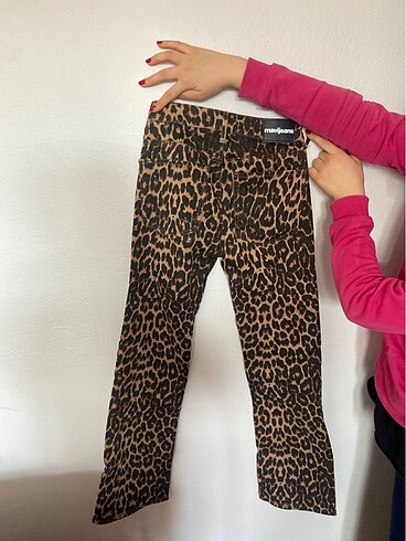 Mavi Jeans Leopar desenli pantolon
