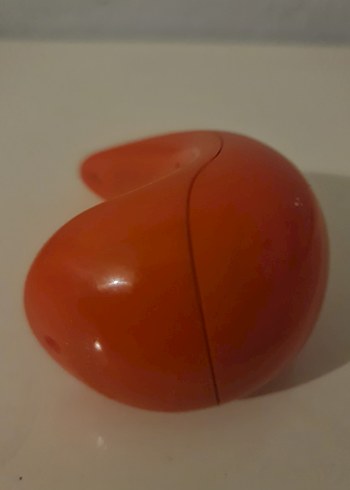 turuncu yatmaz mini konsept masa saati - Görsel 3