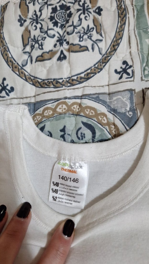 Blackspade Beyaz Erkek Çocuk Atlet - Görsel 3