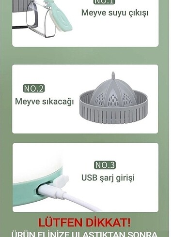 Şarjlı narenciye sıkacağı ????????? çok fonksiyonlu 