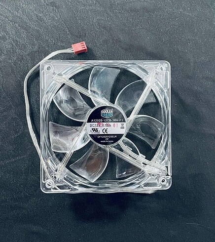 Diğer COOLER MASTER CF 120 mm Ledli Şeffaf Kasa Fanı