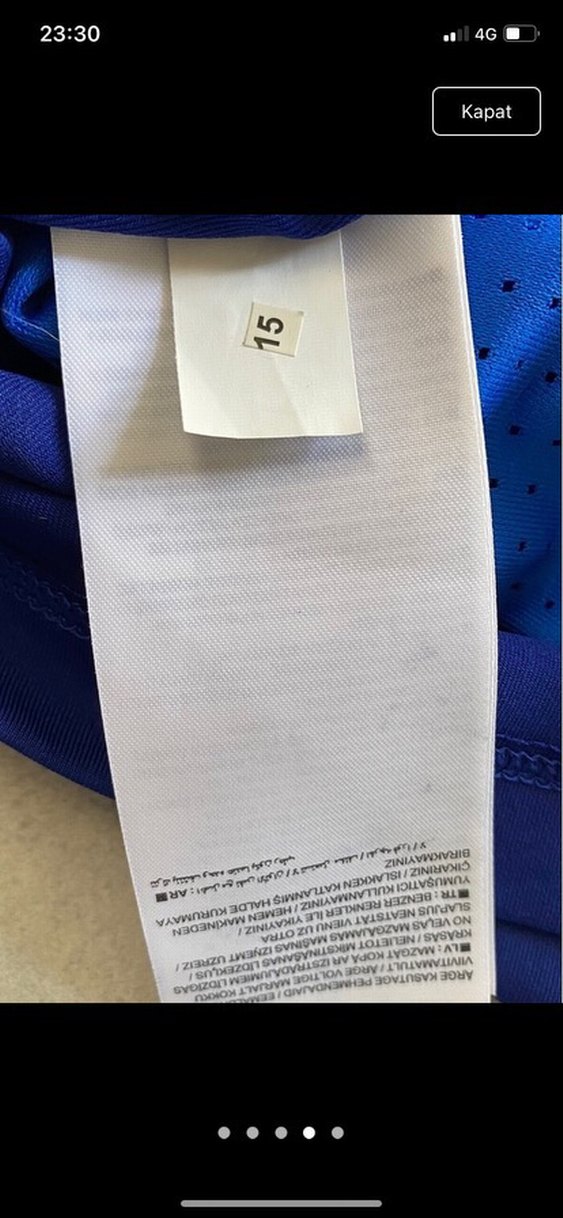 Nike BRI-FIT Koyu Mavi Kadın Tişört - Görsel 4