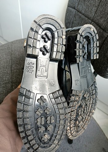 Siyah Rugan Tokalı Kadın Bot Tommy hilfiger orjinaldir - Görsel 7