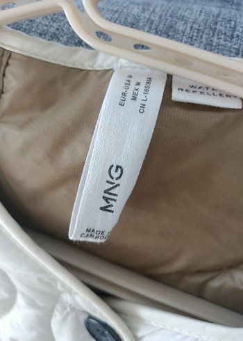 Düğmeli Beyaz Kadın Midi Ceket mango - Görsel 2