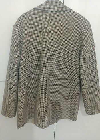 Bej,Düğmeli Kadın Blazer Ceket - Görsel 2