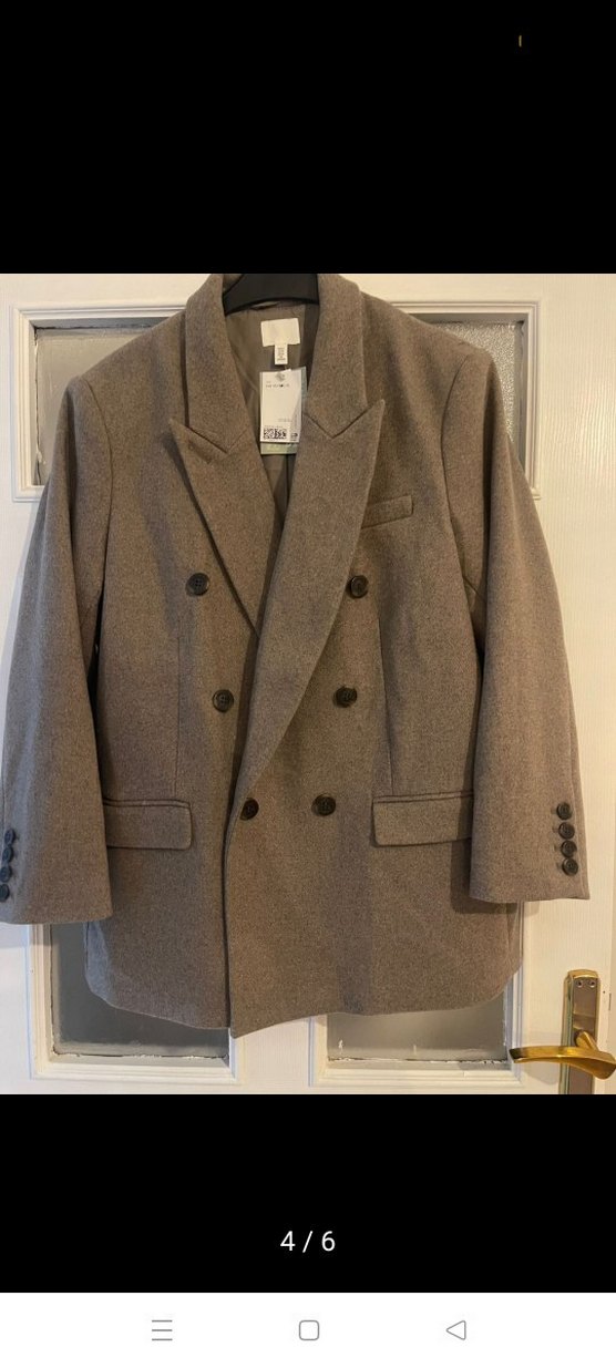 vizon Kadın Düğmeli Kruvaze Blazer Ceket - Görsel 2