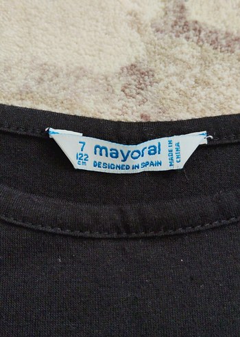 Mayoral Kız Çocuk Gri Kolsuz Volanlı Elbise