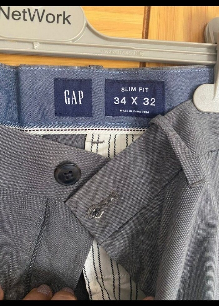 Orjinal GAP kumas pantolon - Görsel 2