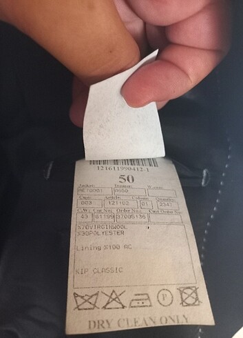 Kip takım elbise çok yeni - Görsel 8