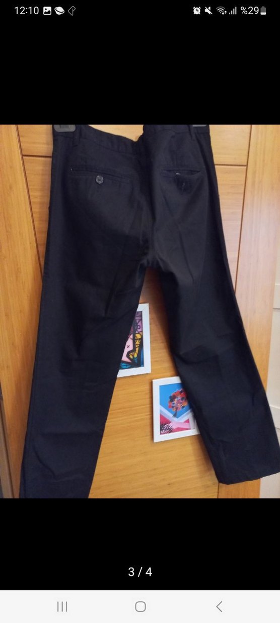 Fabrika keten pantolon - Görsel 2