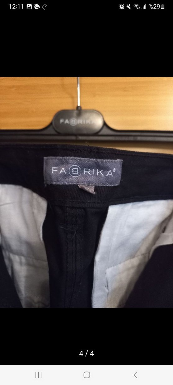 Fabrika keten pantolon - Görsel 4