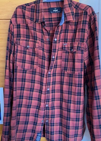 Mavi erkek gömlek - Görsel 8