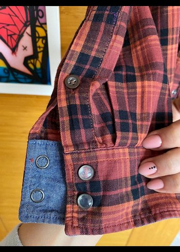 Mavi erkek gömlek - Görsel 7