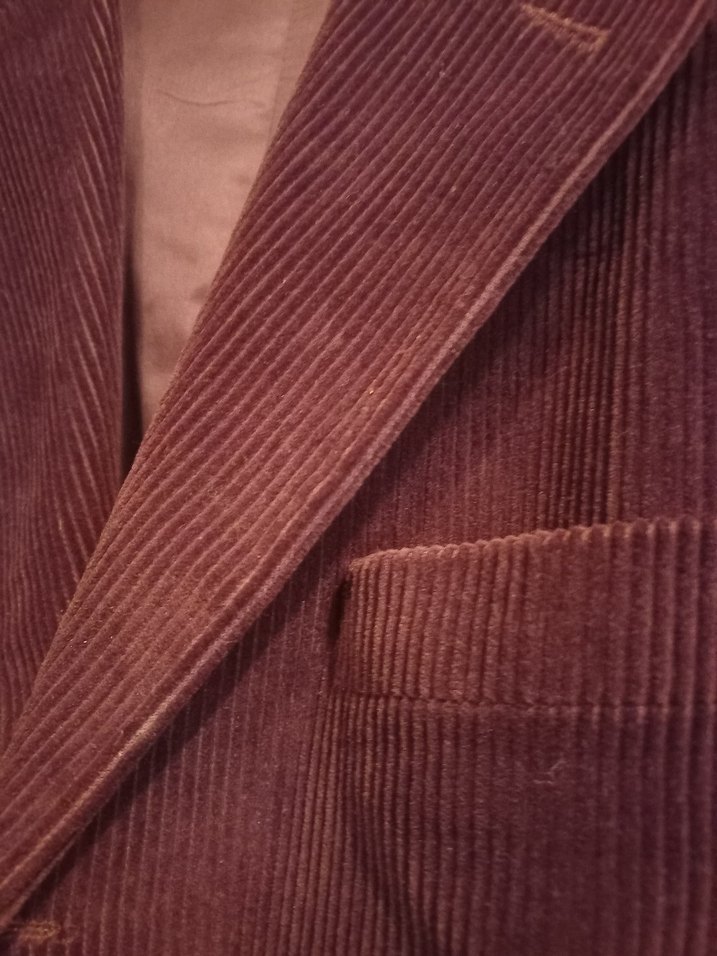 Kahverengi Düğmeli Erkek Kadife ceket - Görsel 2