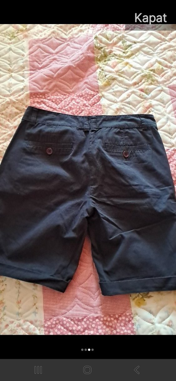 Siyah Kadın Bermuda Şort40 boy 88 bel - Görsel 2