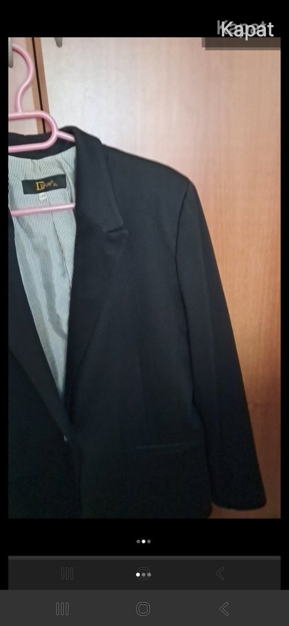 Siyah Kadın Ofis Blazer Ceket67 boy 52 en - Görsel 2