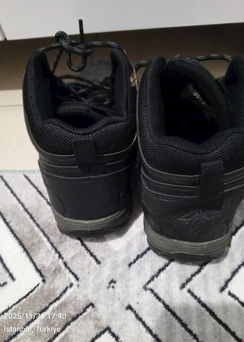 Erkek Siyah Outdoor Bağcıklı Spor Ayakkabı - Görsel 4