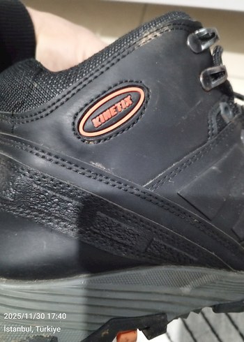 Erkek Siyah Outdoor Bağcıklı Spor Ayakkabı - Görsel 3