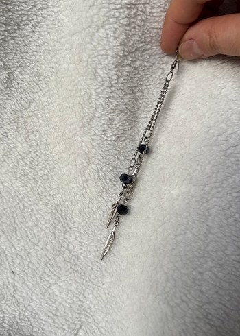 Zincir Detaylı Siyah Gotik Kadın El Zinciri - Görsel 3