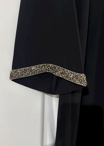 Uzun Siyah Gotik Salaş Elbise - Görsel 2