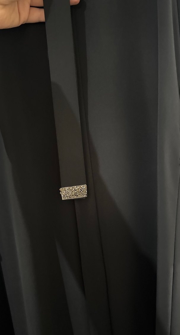 Uzun Siyah Gotik Salaş Elbise - Görsel 3