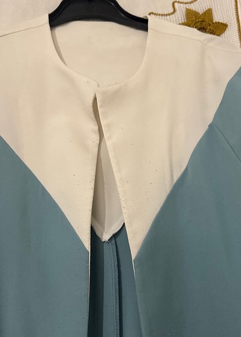 Renkli Drapeli Uzun Ceket - Görsel 2