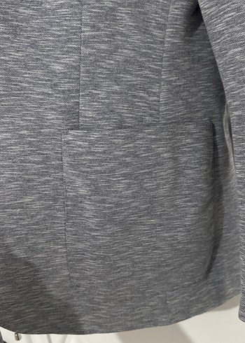 Karaca toss Gri Erkek Ceket Notch Yaka Düğmeli takım elbise - Görsel 2